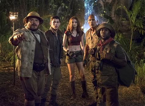 Jumanji Bienvenue Dans La Jungle The Rock Et Jack Black Doivent Dompter La Jungle Dans La