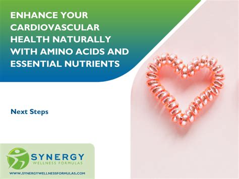 Enhance Your Cardiovascular Health Naturally With Amino Acids And