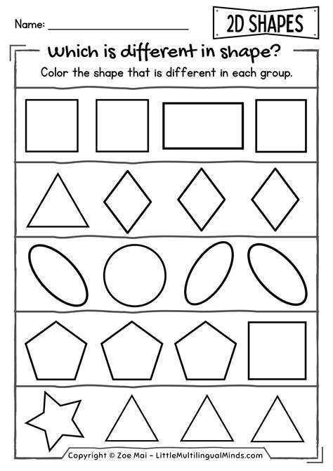 2d And 3d Shapes Sort And Identify Activities Worksheets Pre K Kindergarten Made By Teachers