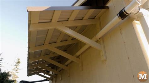 Build An Awning Frame From Wood