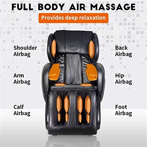 Massage Chair Zero Gravity Full Body Electric Shiatsu Massage Chair Recliner With Foot Rollers