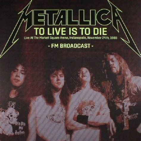 Metallica -To Live Is To Die dlp - TPL Records