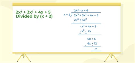 Remainder Theorem Definition Formula Proof With Examples