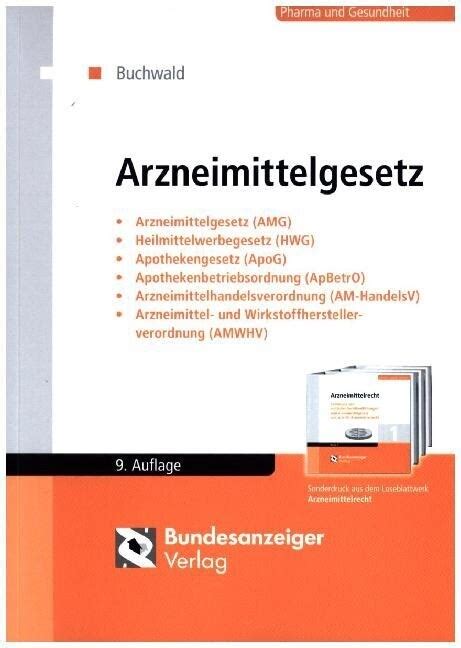 Arzneimittelgesetz Paperback