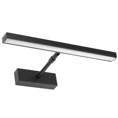 Kinkiet LAMPA LED łazienkowy nad lustro 10W 40cm LX 17711 BLACK 9W NW