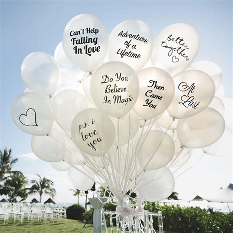 Giant Wedding Balloon Bouquet Incl Helium And Custom Writing