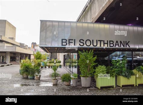 Bfi Southbank Exterior London United Kingdom Stock Photo Alamy