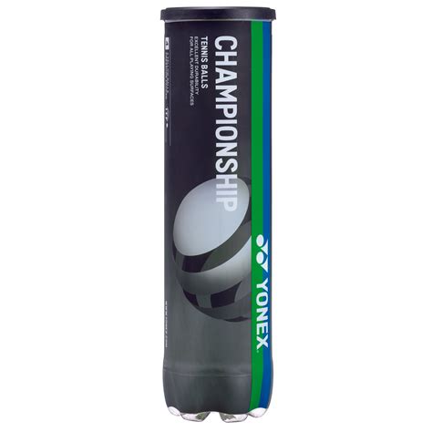 Yonex • Yonex Championship Tennis Balls - Tube Of 4 • Sports Goods ...