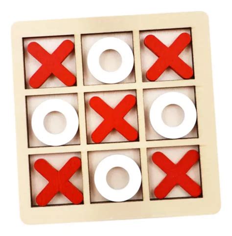 Tic Tac Toe Jogo De Tabuleiro Mesa De Vermelho E Branco Frete Gr Tis