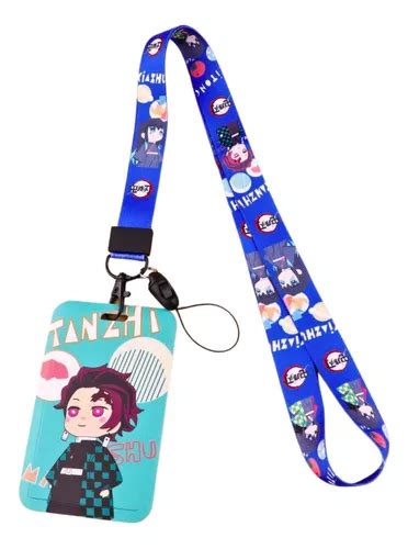 Porta Credencial Gafete Tarjeta Lanyard Demon Slayer Tanjiro Meses