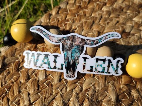 Morgan Wallen Bull Bull Horns Morgan Wallen Countrysticker Vinyl Decal