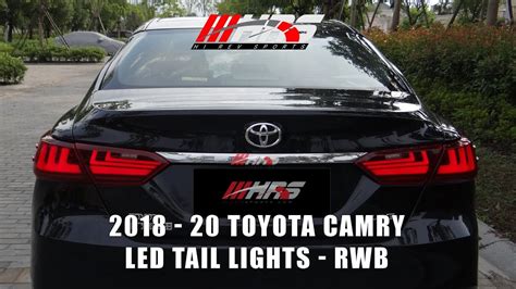 2018 Toyota Camry Aftermarket Tail Lights