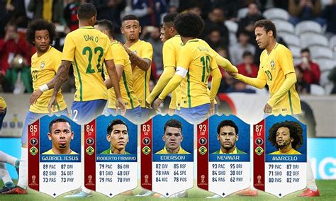 Fifa 18 World Cup Mode Ratings Brazil Given A Huge Boost In Stats