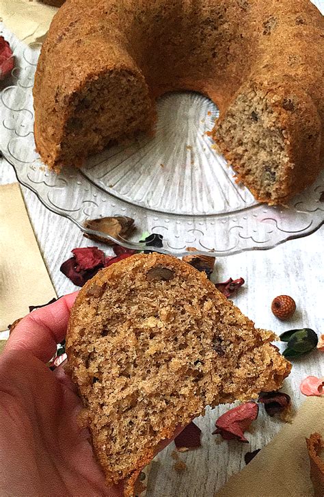 BUNDT CAKE DE AVENA Y NUECES Con Salsa De Toffee Cake De Avena Toffee