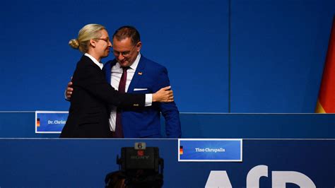 Alice Weidel Und Tino Chrupalla Bleiben Chefs Von Der Partei Afd