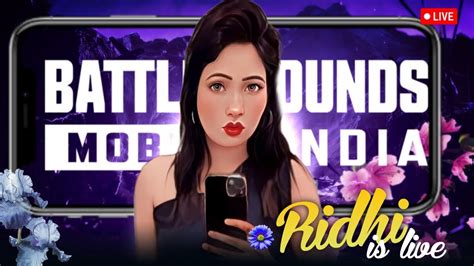 Nob Gameplay With Pro Subscribe 😬 Custom Room Bgmi Live Stream Girlgamer Ridhi Is Live