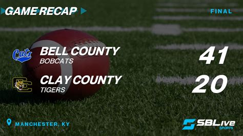 Bell County Vs Clay County Football Oct 20 2023 High School On Si