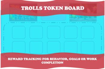 Trolls Token Board By Bailey Armstrong Teachers Pay Teachers