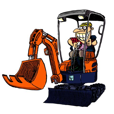 Excavator clipart plant machinery, Excavator plant machinery ...