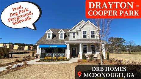 Living In Mcdonough Georgia Model Home Tour Drayton Plan Drb Homes