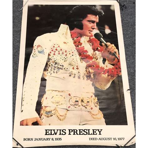 Vintage Elvis Presley Poster