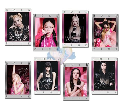 BLACKPINK Born Pink Shut Down Photocards Set Print N Cut