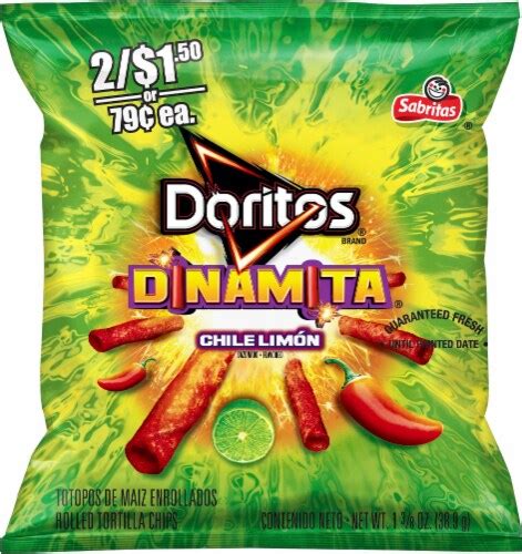 Doritos Dinamita Chile Limon Flavored Rolled Tortilla Chips 1 37 Oz Kroger