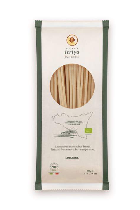 Linea Grano Duro Bio Linguine Donna Itriya Grani Di Sicilia