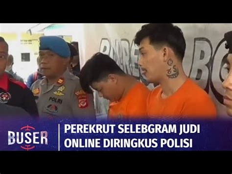 Polisi Ringkus Dua Agen Perekrut Selebgram Yang Promosikan Judi Online