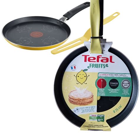 PATELNIA DO NALEŚNIKÓW LOPATKA TEFAL FRUITS 25 CM NALEŚNIKOWA GAZOWA