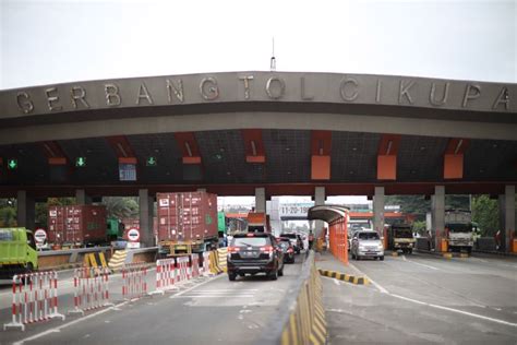 1 9 Juta Kendaraan Melintasi Tol Tangerang Merak Puncak Arus Balik