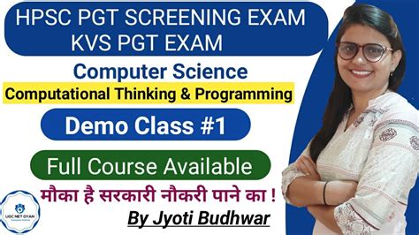 Demo Class Python L Hpsc Pgt Screening Kvs Pgt Computer Science