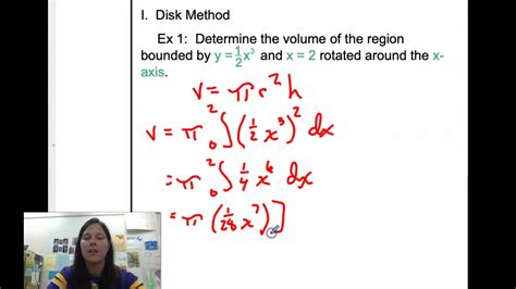 D Volume Of Rotation X Axis Youtube