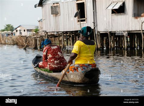 Ganvie A Stilt Village In Lake Nokou In Benin West Africa People