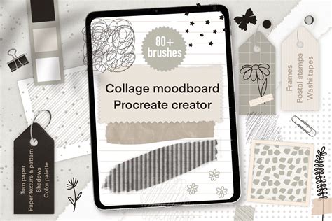 Procreate Mood Board Creator Collage Graphic By Letsartshop · Creative