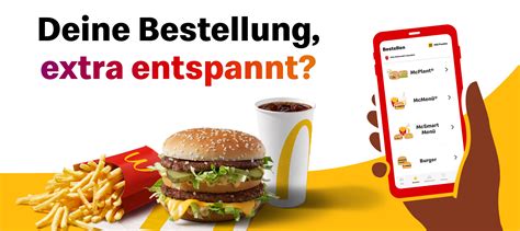 Mobil Bestellen Via McDonalds App McDonalds Deutschland