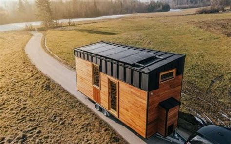 Tiny House Karavan Üç Üçgen Yapı Tasarım