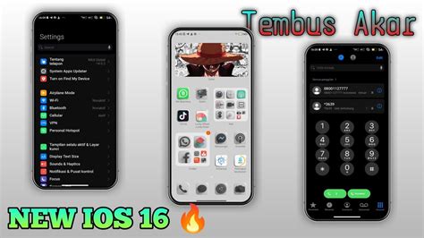 NEW IOS 16 2 Tema Xiaomi Miui 14 Tampilan Iphone Tembus Aplikasi