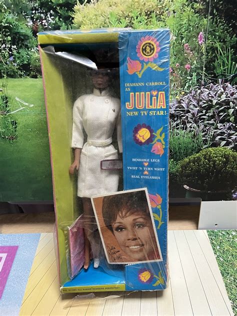 Vintage Barbie 1968 Diahann Carroll Julia Doll Nurse Mattel 1127 Nrfb Mib Mib Ebay