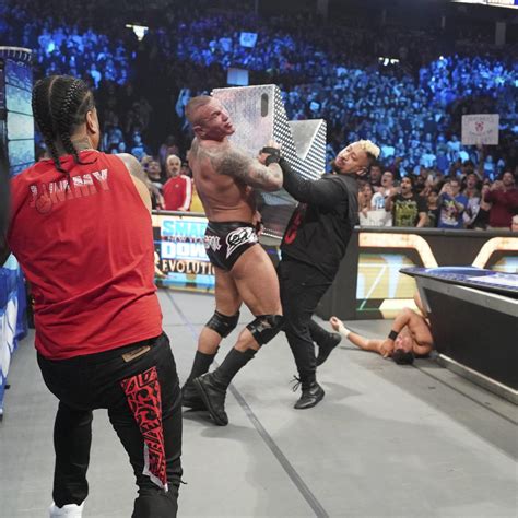 Randy Orton Vs Solo Sikoa And Jimmy Uso Smackdown New Year S Revolution January 5 2024