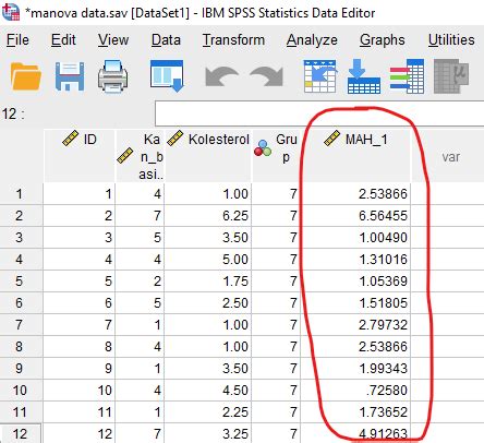 Spss Ile Manova Analizi Resimli Spss Yardimi Stat St K Merkez