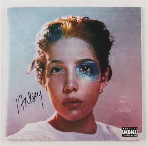 Halsey Signed "Maniac" Vinyl Record Album Cover (Beckett COA) (See ...