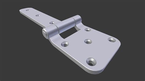 Door Hinges 3d Model Cgtrader