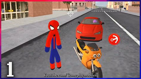 Stickman Spider Hero Gameplay Walkthrough Youtube