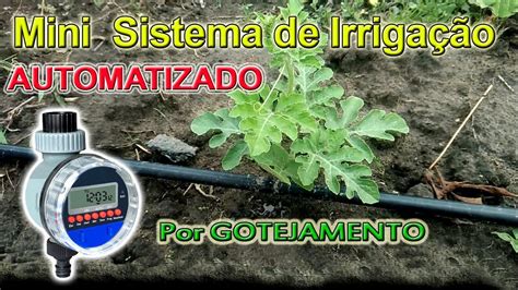 Sistema De Irriga O Por Gotejamento Automatizado Youtube