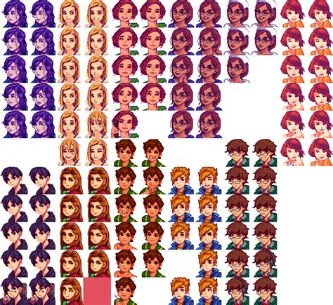 Stardew Valley High Res Portraits