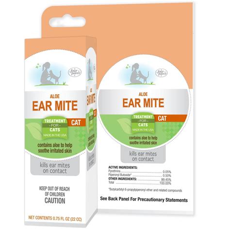 Healthy Promise Aloe Ear Mite Treatment For Cats | Four Paws