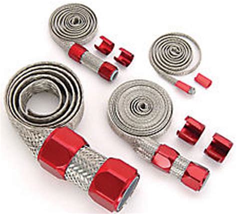 Red Braided Hose Sleeve Kit