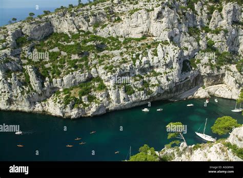 Calanque Of En Vau Cassis Provence France Stock Photo Alamy