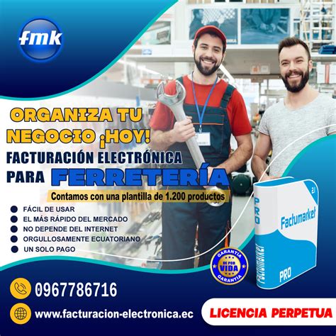 Licencia De Facturación Electrónica Para Ferreterías Tienda Factumarket